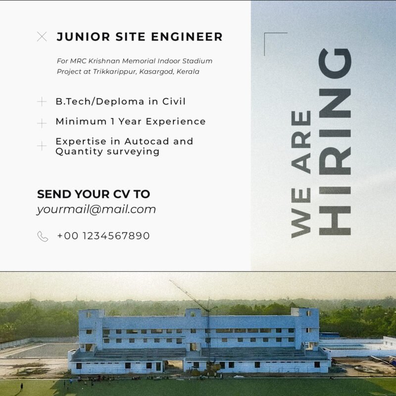 Clean & Professional Hiring Poster